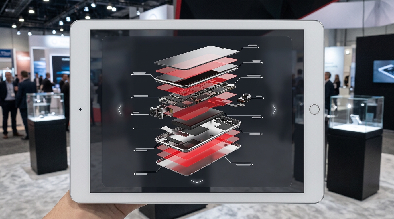 Smartphone Layers AR Scene